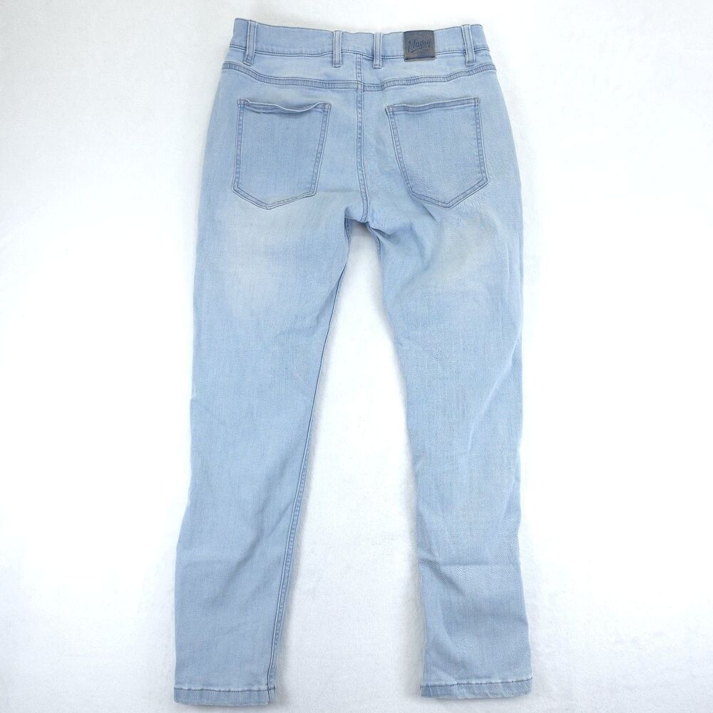 Mugsy Grands Mens Jeans Denim Light Wash Size Measures 30x29 - Picture 2 of 9